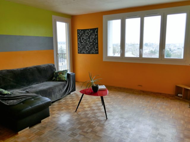 Angers appartement T3 salon-séjour E-BIS-IMMOBILIER